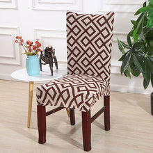 Load image into Gallery viewer, Chair Covers Spandex Dining Chair Cover Removable Anti-dirty Kitchen Seat Case Stretch Chair