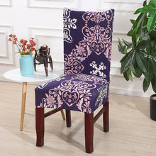 Load image into Gallery viewer, Chair Covers Spandex Dining Chair Cover Removable Anti-dirty Kitchen Seat Case Stretch Chair