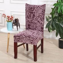 Load image into Gallery viewer, Chair Covers Spandex Dining Chair Cover Removable Anti-dirty Kitchen Seat Case Stretch Chair