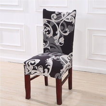Load image into Gallery viewer, Chair Covers Spandex Dining Chair Cover Removable Anti-dirty Kitchen Seat Case Stretch Chair