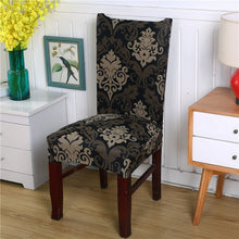Load image into Gallery viewer, Chair Covers Spandex Dining Chair Cover Removable Anti-dirty Kitchen Seat Case Stretch Chair