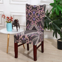Load image into Gallery viewer, Chair Covers Spandex Dining Chair Cover Removable Anti-dirty Kitchen Seat Case Stretch Chair