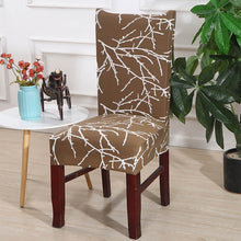 Load image into Gallery viewer, Chair Covers Spandex Dining Chair Cover Removable Anti-dirty Kitchen Seat Case Stretch Chair