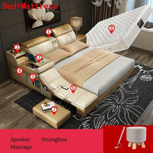 Load image into Gallery viewer, Set Frame Letto A Castello Home Kids Single Bett Totoro Lit Enfant Leather bedroom Furniture Cama Mueble De Dormitorio Bed