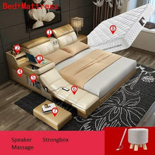 Load image into Gallery viewer, Set Frame Letto A Castello Home Kids Single Bett Totoro Lit Enfant Leather bedroom Furniture Cama Mueble De Dormitorio Bed