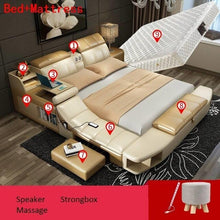 Load image into Gallery viewer, Set Frame Letto A Castello Home Kids Single Bett Totoro Lit Enfant Leather bedroom Furniture Cama Mueble De Dormitorio Bed