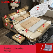 Load image into Gallery viewer, Set Frame Letto A Castello Home Kids Single Bett Totoro Lit Enfant Leather bedroom Furniture Cama Mueble De Dormitorio Bed