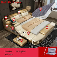 Load image into Gallery viewer, Set Frame Letto A Castello Home Kids Single Bett Totoro Lit Enfant Leather bedroom Furniture Cama Mueble De Dormitorio Bed