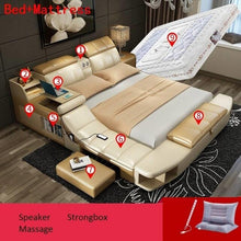 Load image into Gallery viewer, Set Frame Letto A Castello Home Kids Single Bett Totoro Lit Enfant Leather bedroom Furniture Cama Mueble De Dormitorio Bed