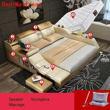 Load image into Gallery viewer, Set Frame Letto A Castello Home Kids Single Bett Totoro Lit Enfant Leather bedroom Furniture Cama Mueble De Dormitorio Bed