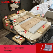 Load image into Gallery viewer, Set Frame Letto A Castello Home Kids Single Bett Totoro Lit Enfant Leather bedroom Furniture Cama Mueble De Dormitorio Bed
