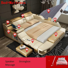 Load image into Gallery viewer, Set Frame Letto A Castello Home Kids Single Bett Totoro Lit Enfant Leather bedroom Furniture Cama Mueble De Dormitorio Bed