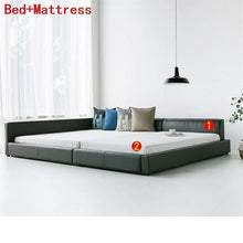 Load image into Gallery viewer, Bett Single Recamaras Yatak Kids Letto A Castello Ranza Frame Leather Moderna Mueble De Dormitorio Cama bedroom Furniture Bed