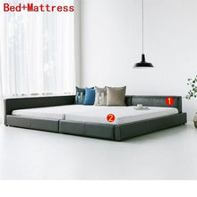 Load image into Gallery viewer, Bett Single Recamaras Yatak Kids Letto A Castello Ranza Frame Leather Moderna Mueble De Dormitorio Cama bedroom Furniture Bed