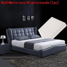 Load image into Gallery viewer, Bett Single Recamaras Yatak Kids Letto A Castello Ranza Frame Leather Moderna Mueble De Dormitorio Cama bedroom Furniture Bed