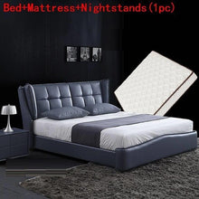Load image into Gallery viewer, Bett Single Recamaras Yatak Kids Letto A Castello Ranza Frame Leather Moderna Mueble De Dormitorio Cama bedroom Furniture Bed