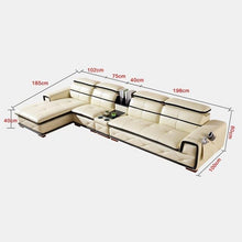 Load image into Gallery viewer, Meble Living Room Pouf Moderne Zitzak Fotel Wypoczynkowy Mobili Per La Casa Kanepe Leather Mobilya De Sala Furniture Mueble Sofa