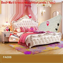 Load image into Gallery viewer, Yatak Bett Totoro Kids Frame Room Furniture Ranza bedroom Set Meble Mobili Leather De Dormitorio Mueble Cama Moderna Bed