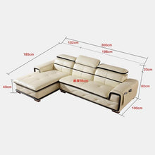 Load image into Gallery viewer, Moderno Para Meble Puff Asiento Koltuk Takimi Mobili Copridivano Leather De Sala Set Living Room Furniture Mobilya Mueble Sofa