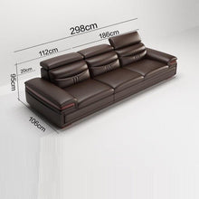 Load image into Gallery viewer, Moderno Para Meble Puff Asiento Koltuk Takimi Mobili Copridivano Leather De Sala Set Living Room Furniture Mobilya Mueble Sofa