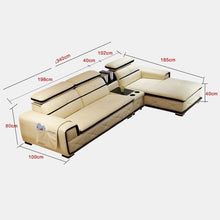 Load image into Gallery viewer, Moderno Para Meble Puff Asiento Koltuk Takimi Mobili Copridivano Leather De Sala Set Living Room Furniture Mobilya Mueble Sofa