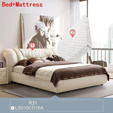 Load image into Gallery viewer, Mobili Set Recamaras Home Mobilya Yatak Kids Box Room Single Leather Moderna Cama bedroom Furniture Mueble De Dormitorio Bed