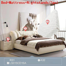 Load image into Gallery viewer, Mobili Set Recamaras Home Mobilya Yatak Kids Box Room Single Leather Moderna Cama bedroom Furniture Mueble De Dormitorio Bed