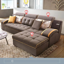 Load image into Gallery viewer, Mobili Futon Moderna Oturma Grubu Mobilya Koltuk Takimi Divano Couche For Puff Mueble De Sala Set Living Room Furniture Sofa