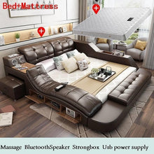 Load image into Gallery viewer, La Casa Meuble De Maison Bett Quarto Room Box Letto Matrimoniale Mobili Single Leather bedroom Furniture Mueble Moderna Cama Bed