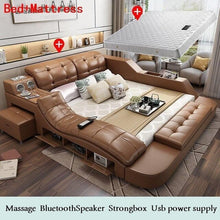 Load image into Gallery viewer, La Casa Meuble De Maison Bett Quarto Room Box Letto Matrimoniale Mobili Single Leather bedroom Furniture Mueble Moderna Cama Bed