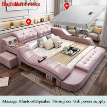 Load image into Gallery viewer, La Casa Meuble De Maison Bett Quarto Room Box Letto Matrimoniale Mobili Single Leather bedroom Furniture Mueble Moderna Cama Bed