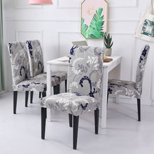 Load image into Gallery viewer, 4/6pcs Dining Chair Cover Spandex Removable Anti-dirty Kitchen Seat Cover Stretch Chair