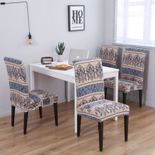 Load image into Gallery viewer, 4/6pcs Dining Chair Cover Spandex Removable Anti-dirty Kitchen Seat Cover Stretch Chair