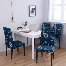 Load image into Gallery viewer, 4/6pcs Dining Chair Cover Spandex Removable Anti-dirty Kitchen Seat Cover Stretch Chair