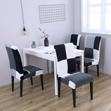 Load image into Gallery viewer, 4/6pcs Dining Chair Cover Spandex Removable Anti-dirty Kitchen Seat Cover Stretch Chair