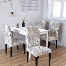 Load image into Gallery viewer, 4/6pcs Dining Chair Cover Spandex Removable Anti-dirty Kitchen Seat Cover Stretch Chair