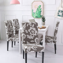 Load image into Gallery viewer, 4/6pcs Dining Chair Cover Spandex Removable Anti-dirty Kitchen Seat Cover Stretch Chair