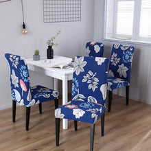 Load image into Gallery viewer, 4/6pcs Dining Chair Cover Spandex Removable Anti-dirty Kitchen Seat Cover Stretch Chair