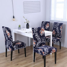 Load image into Gallery viewer, 4/6pcs Dining Chair Cover Spandex Removable Anti-dirty Kitchen Seat Cover Stretch Chair