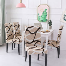 Load image into Gallery viewer, 4/6pcs Dining Chair Cover Spandex Removable Anti-dirty Kitchen Seat Cover Stretch Chair