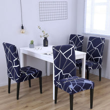 Load image into Gallery viewer, 4/6pcs Dining Chair Cover Spandex Removable Anti-dirty Kitchen Seat Cover Stretch Chair