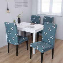 Load image into Gallery viewer, 4/6pcs Dining Chair Cover Spandex Removable Anti-dirty Kitchen Seat Cover Stretch Chair