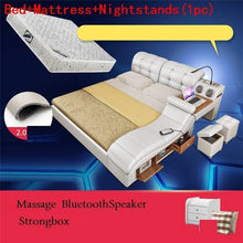 Load image into Gallery viewer, Tempat Tidur Tingkat Modern Infantil Quarto Box Ranza Mobili Per La Casa Leather Cama bedroom Furniture Mueble De Dormitorio Bed