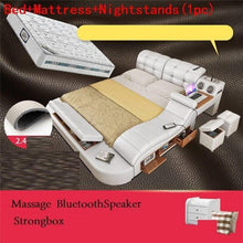 Load image into Gallery viewer, Tempat Tidur Tingkat Modern Infantil Quarto Box Ranza Mobili Per La Casa Leather Cama bedroom Furniture Mueble De Dormitorio Bed