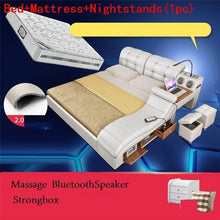 Load image into Gallery viewer, Tempat Tidur Tingkat Modern Infantil Quarto Box Ranza Mobili Per La Casa Leather Cama bedroom Furniture Mueble De Dormitorio Bed