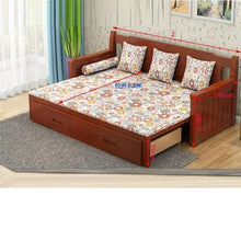 Load image into Gallery viewer, Para Recliner Fotel Wypoczynkowy Folding Puff Asiento Copridivano Wooden De Sala Set Living Room Furniture Mueble Sofa Bed