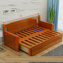 Load image into Gallery viewer, Para Recliner Fotel Wypoczynkowy Folding Puff Asiento Copridivano Wooden De Sala Set Living Room Furniture Mueble Sofa Bed