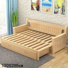 Load image into Gallery viewer, Para Recliner Fotel Wypoczynkowy Folding Puff Asiento Copridivano Wooden De Sala Set Living Room Furniture Mueble Sofa Bed