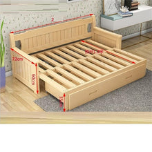 Load image into Gallery viewer, Para Recliner Fotel Wypoczynkowy Folding Puff Asiento Copridivano Wooden De Sala Set Living Room Furniture Mueble Sofa Bed