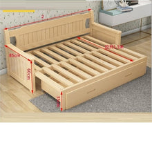 Load image into Gallery viewer, Para Recliner Fotel Wypoczynkowy Folding Puff Asiento Copridivano Wooden De Sala Set Living Room Furniture Mueble Sofa Bed